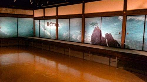 神戸市立博物館での障壁画