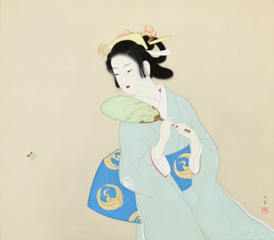 “上村松園《初夏の夕》(1949年､京都市美術館蔵､通期展示）”