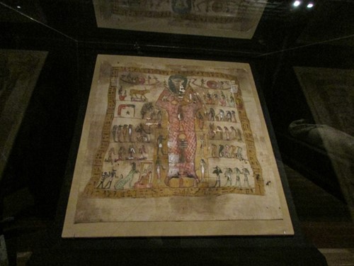 《ミイラの覆い布》（ローマ支配時代､後1～2世紀頃）(C) Staatliche Museen zu Berlin, Ägyptisches Museum und Papyrussammlung