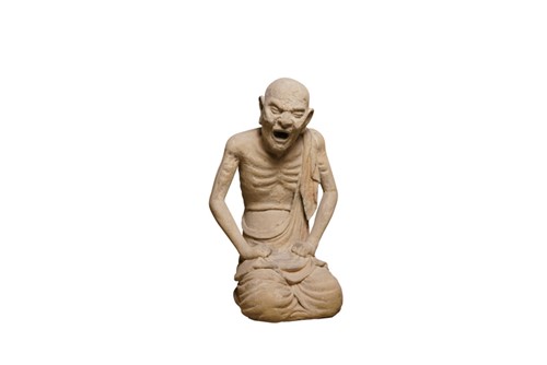 国宝《塔本塑像 羅漢坐像羅漢坐像》（奈良時代･和銅4年 711年、法隆寺蔵）