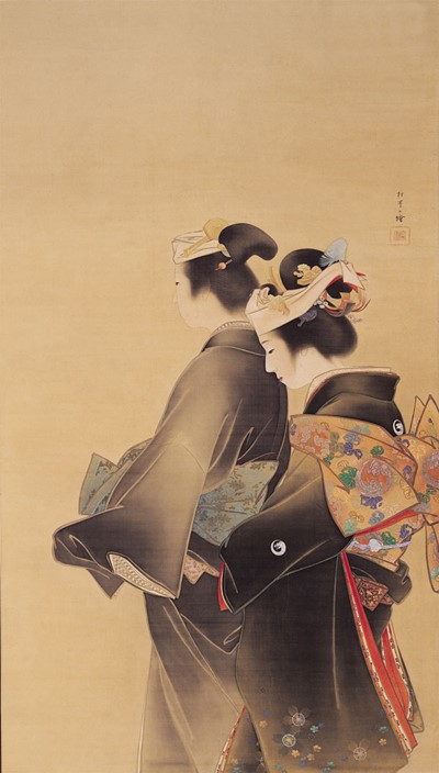 “上村松園《人生の花》(1899年､京都市美術館蔵､通期展示）”