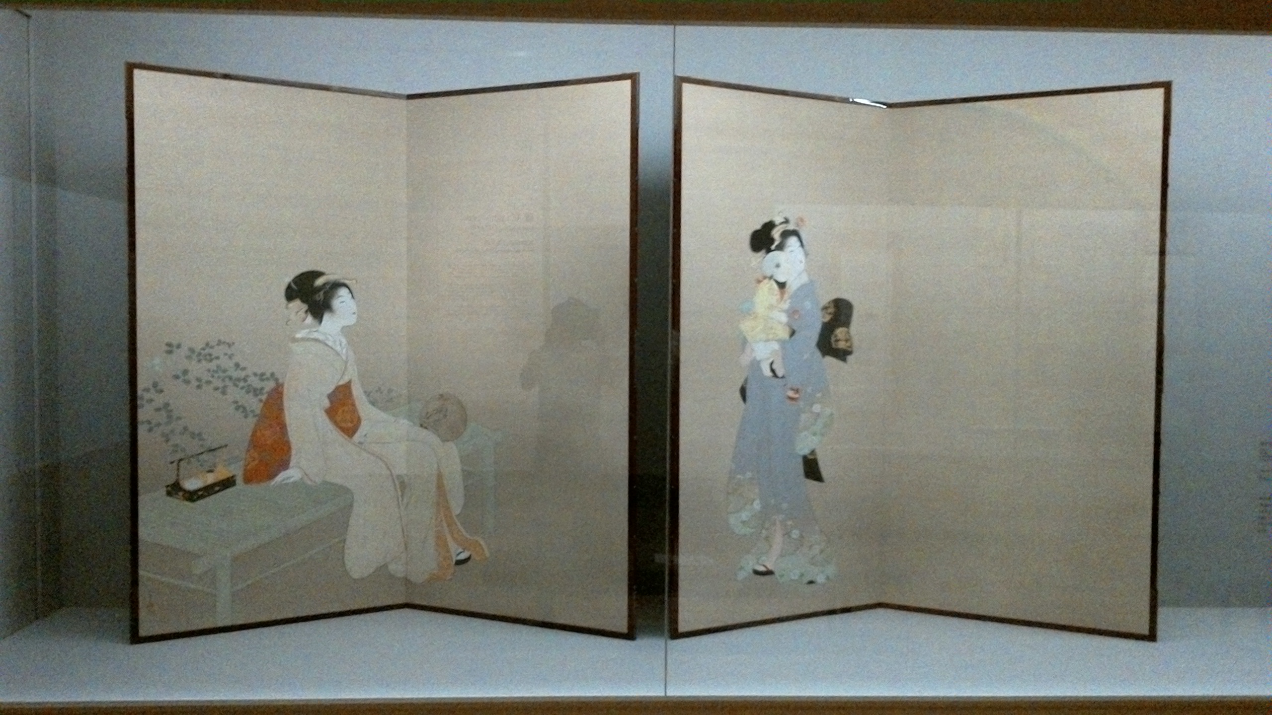 第４章の展示風景､上村松園《虹を見る》(1932年､京都国立近代美術館蔵､～8月29日展示